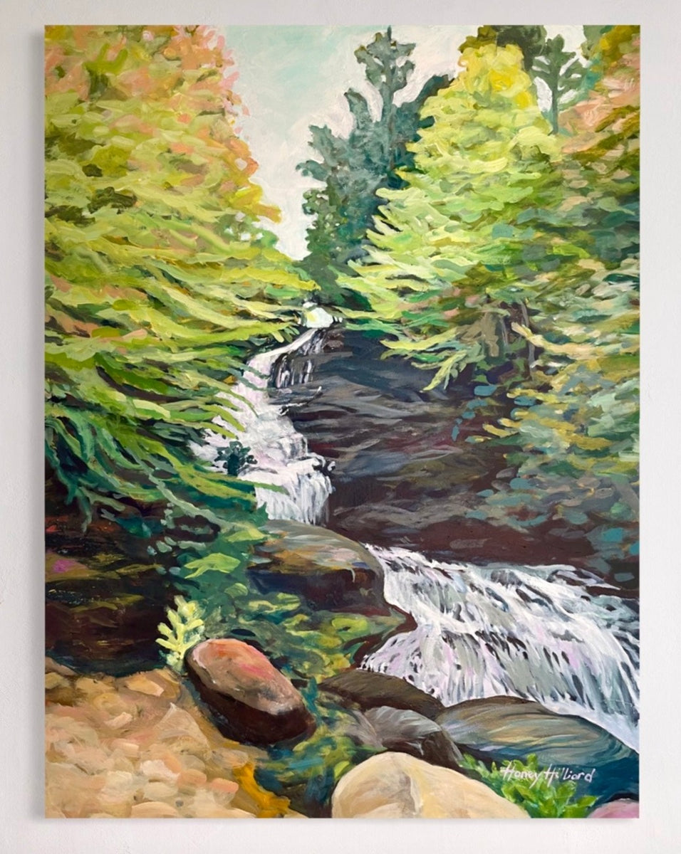 絵画 Spectacular Waterfall Spectacular Waterfall