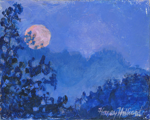"Moon Mountain" Canvas Print