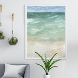 "Teal Horizon" Canvas Print