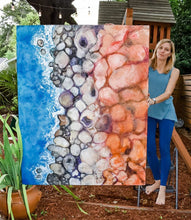 Load image into Gallery viewer, Oceans and Rocks, 48 x 60