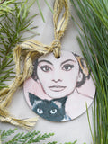Iconic Women Prints on Round Wood