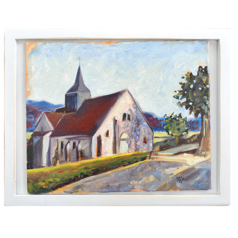 French Pink Church, 14 x 11