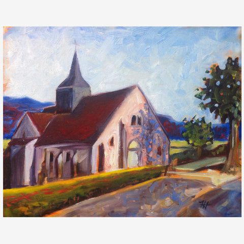 "Pink Church" Print