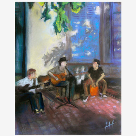 "Street Musicians in Paris" Print