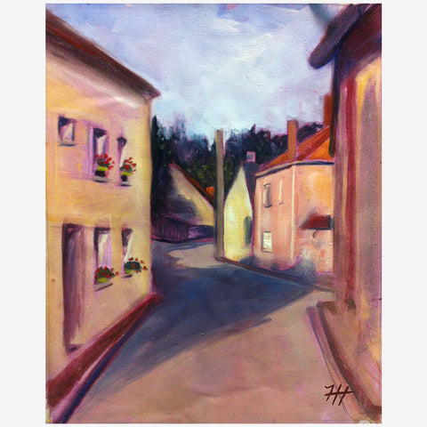 "Pink Village" Print