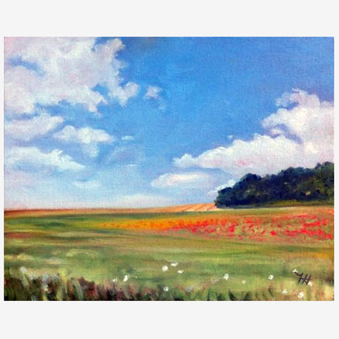 "Poppy Fields Forever" Print