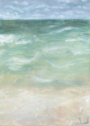 "Teal Horizon" Print