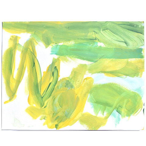 Abstract Grass, on thick archival watercolor paper, 9 x 11, $95