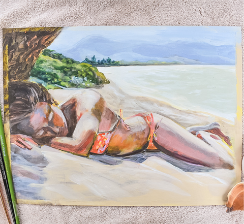 Sand & Sea, 12x16