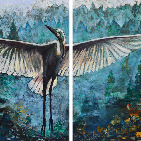 In Flight, 72x48