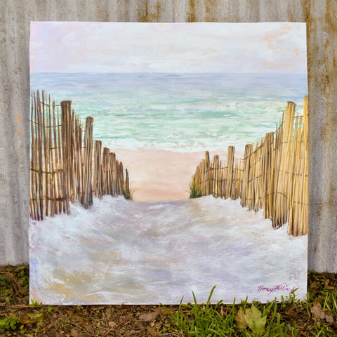 Lavender Sands, 36 x 36 stretched canvas