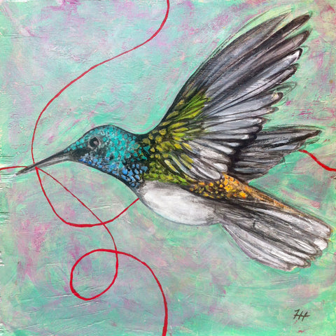 Green Wings, 12x12 (SOLD)