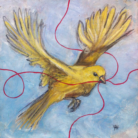 Yellow Bird, 12x12