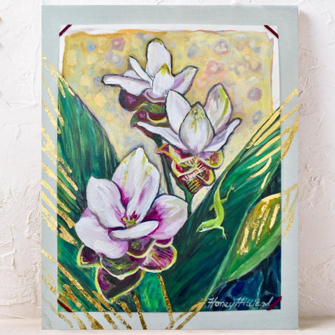 Lizard Among Lillies