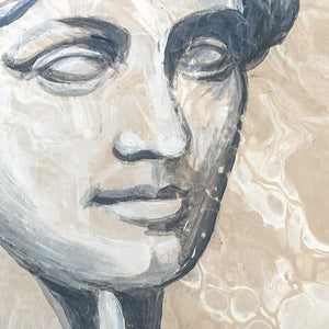 Statue 1, 12 x 12 x 2.5 deep